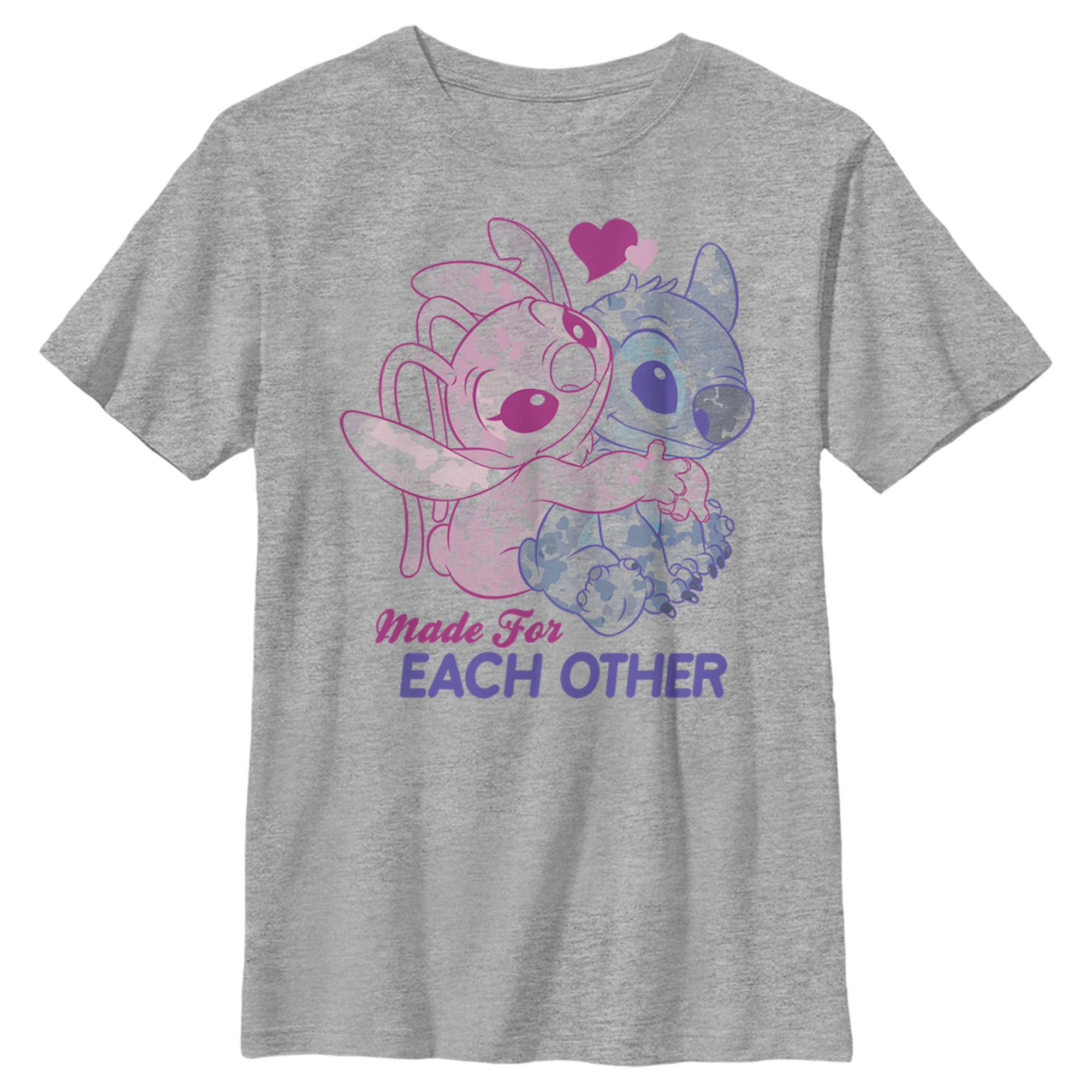 Boy’S Lilo & Stitch Valentine’S Day Made For Each Other T-Shirt