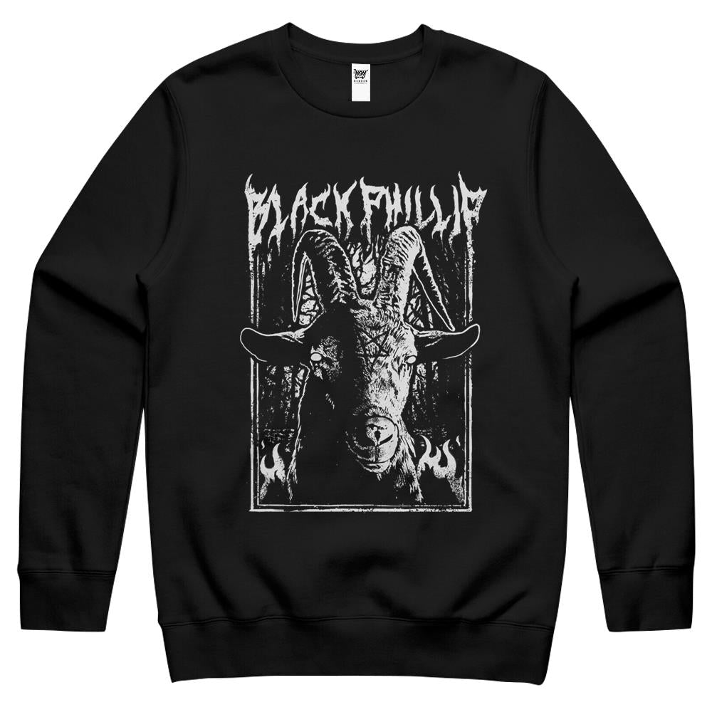 Black Metal Phillip Crewneck Sweatshirt