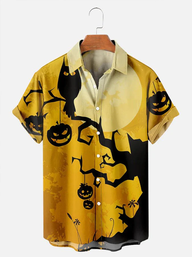 Halloween Pumpkin Hawaii Funny Shirt Ha87897