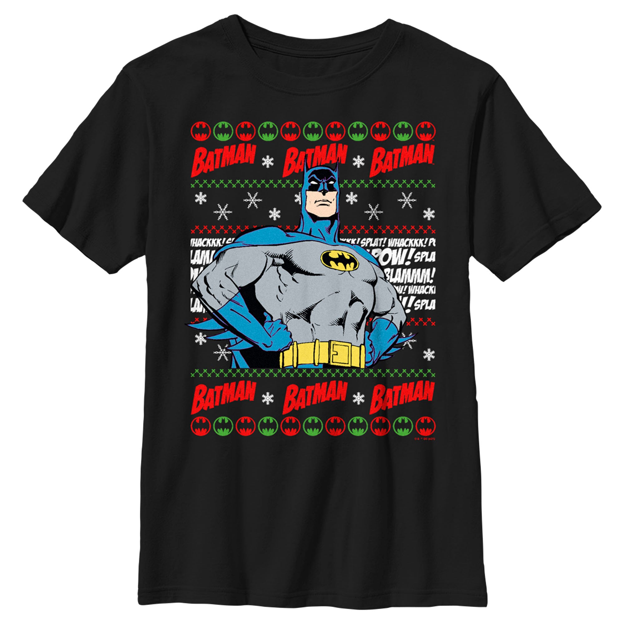 Boy’S Batman Christmas Sweater T-Shirt