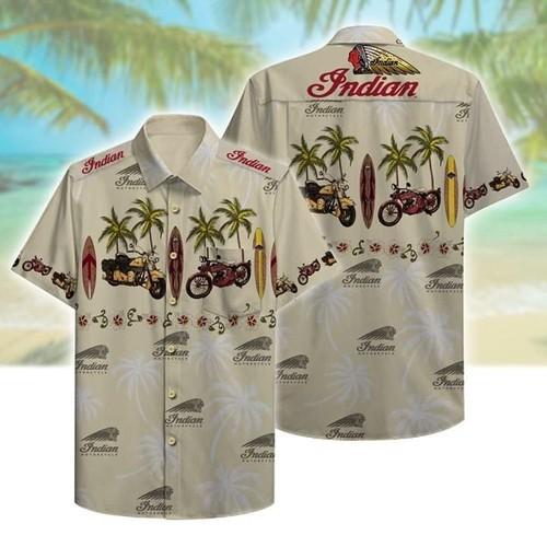 Indian Motorcycle Tropical Hawaii Shirt Unisex Adult Ha71620