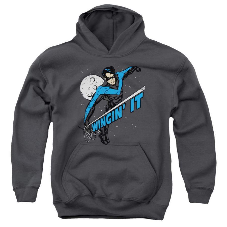 Batman – Wingin It Youth Pull Over Hoodie