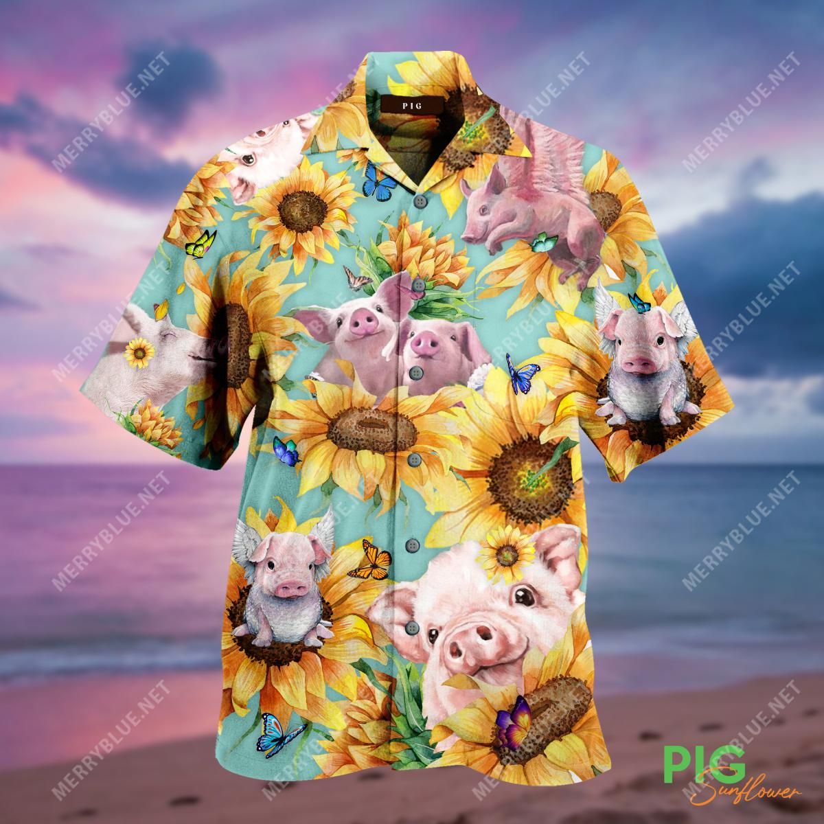 Amazing Pig Aloha Hawaiian Shirt Colorful Short Sleeve Summer Beach Casual Shirt For Men And Women