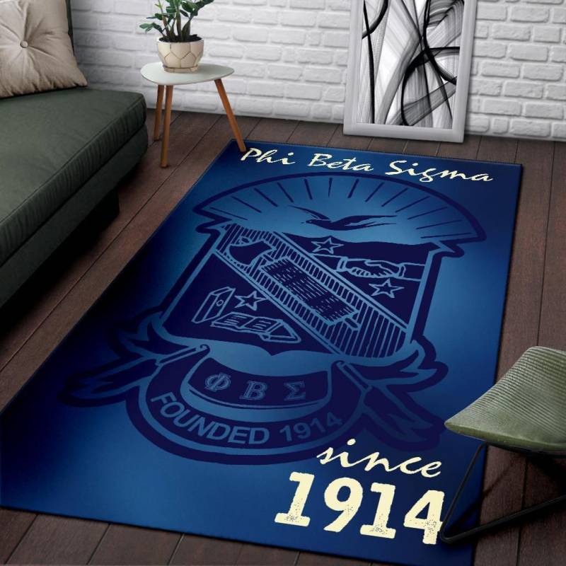 Phi Beta Sigma 1914 Area Rugs