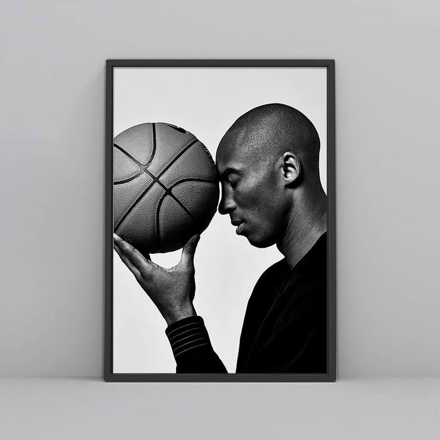 Kobe Bryant Black White Poster – Beautiful Clothes