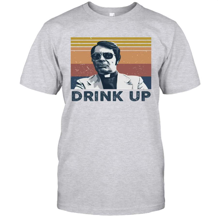 Drink Up Vintage Retro Halloween Shirt