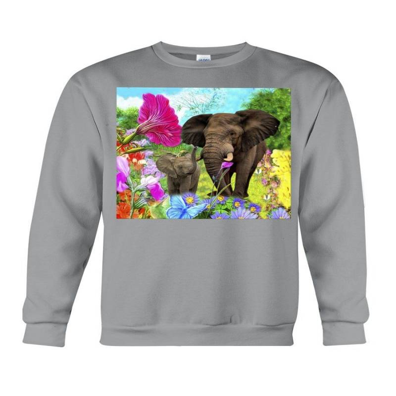 Lovely Phone Case With Colors Forest Gift For Elephant Lovers Sweatshirt