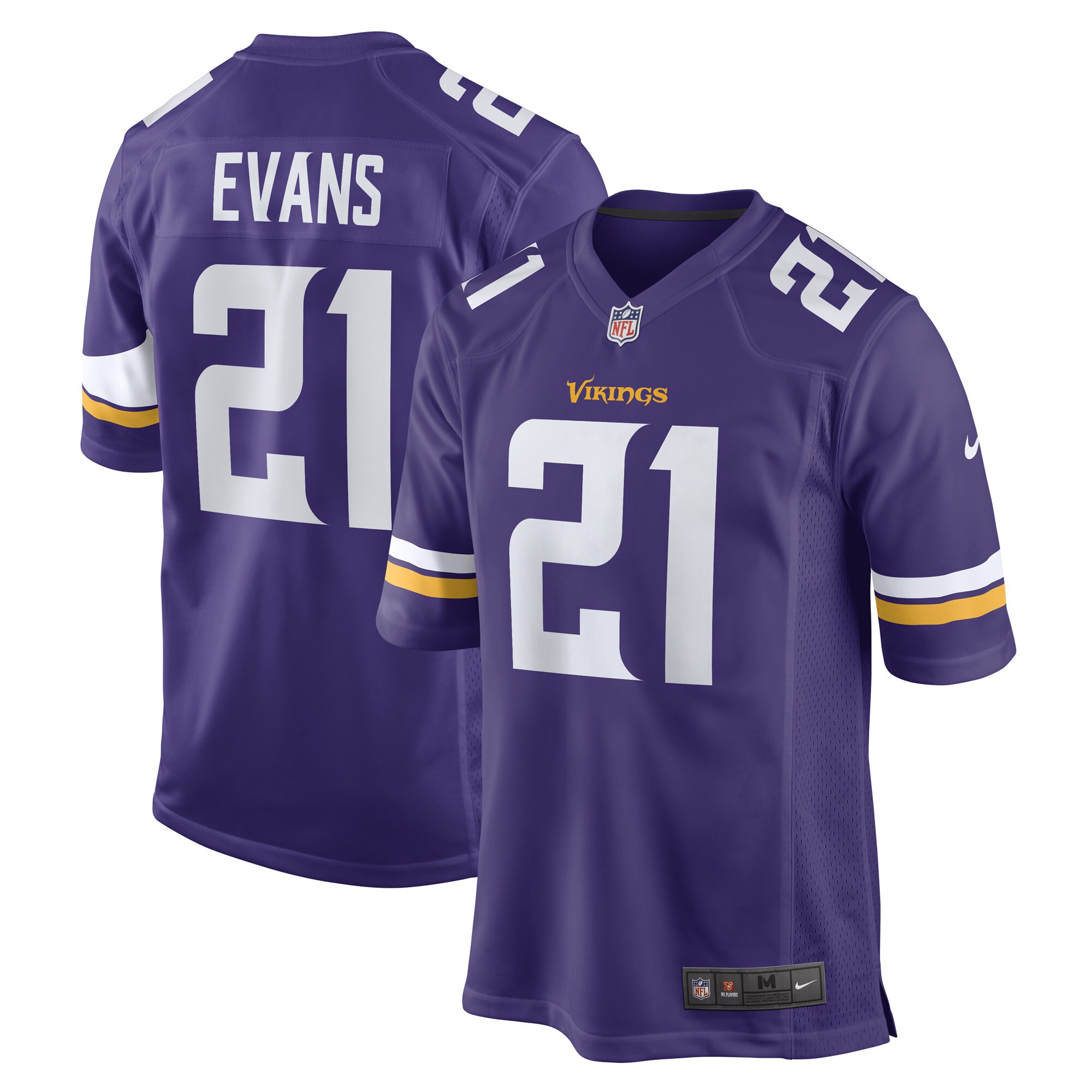 Akayleb Evans Minnesota Vikings Game Player Jersey – Purple