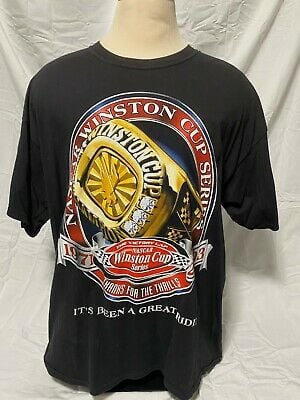 Vintage Nascar Winston Cup Series: The Victory Lap 2003 X Shirt 7514