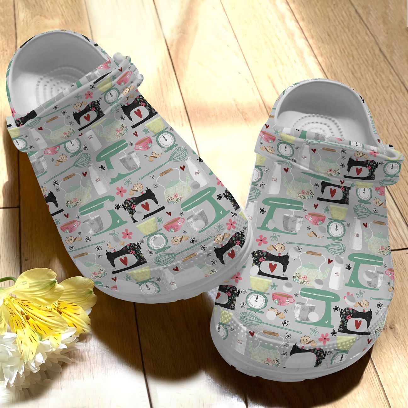 Baking Personalize Clog, Custom Name, Text, Fashion Style For Women, Men, Kid, Print 3D Baking Lovers