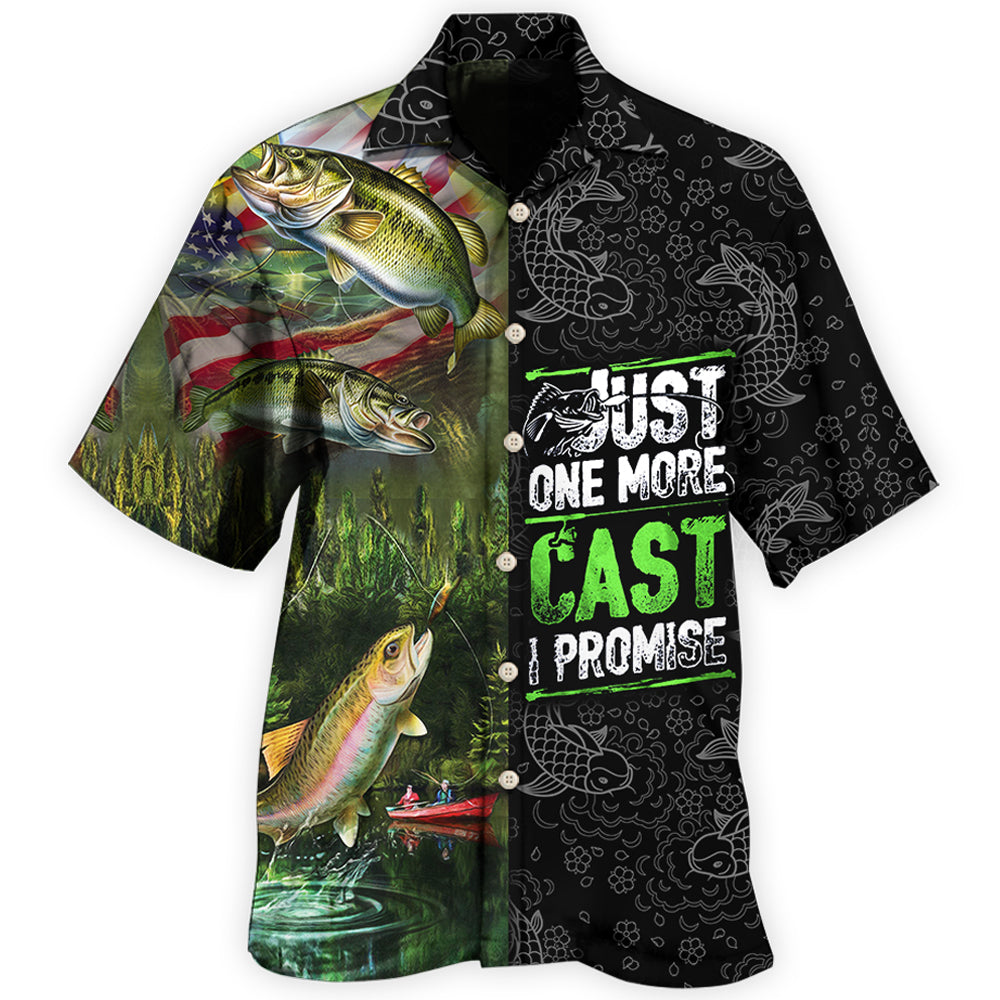 Fishing Just One More Cast I Promise 01 Hawaii Shirt Ha14580