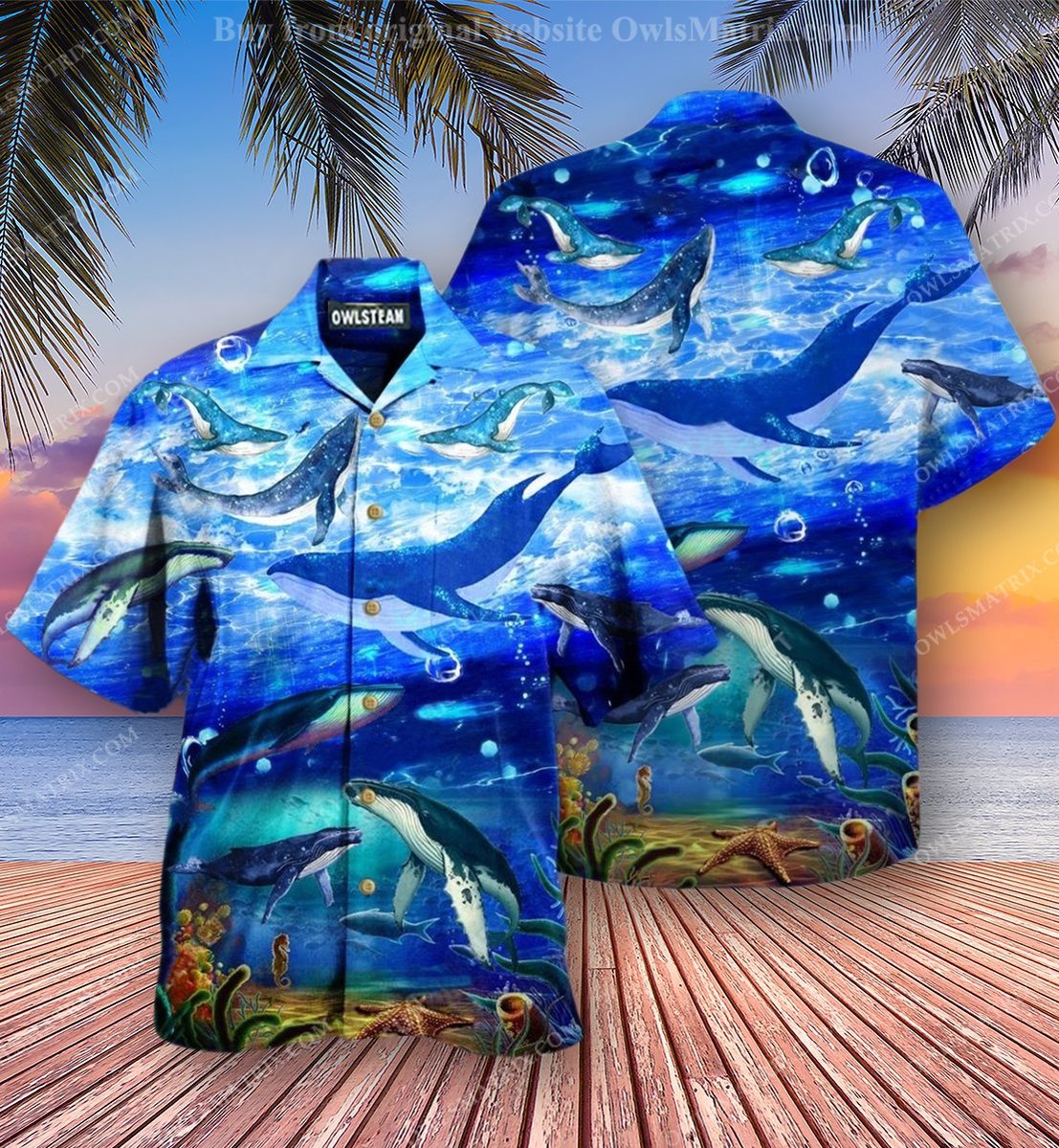 Whale Everything Whale Be Alright Edition – Hawaiian Shirt