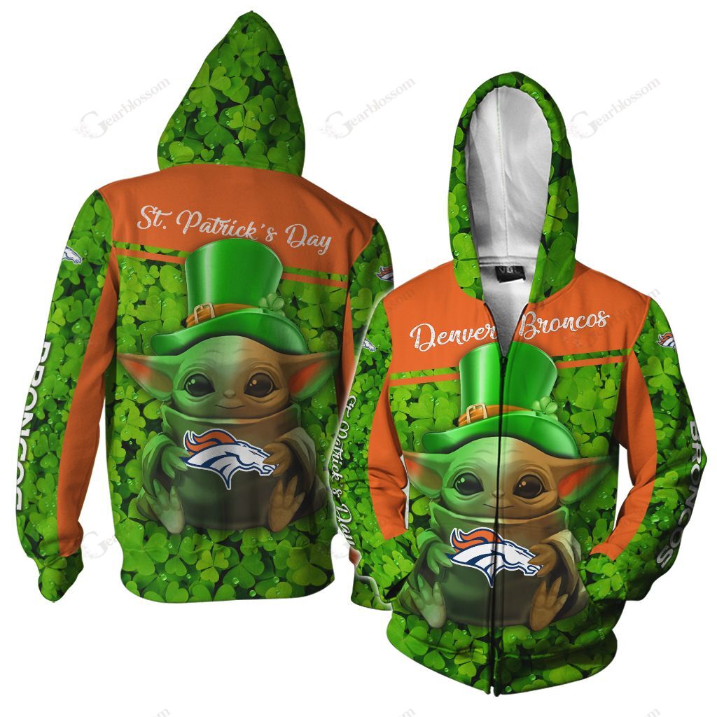 Denver Broncos Grogu St. Patrick’s Day Shirt M6HTN0786