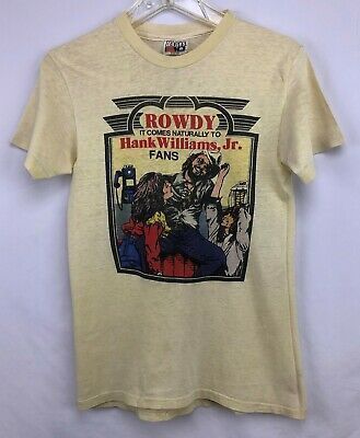 Vintage Hank Williams Jr Rowdy Fan Club Shirt