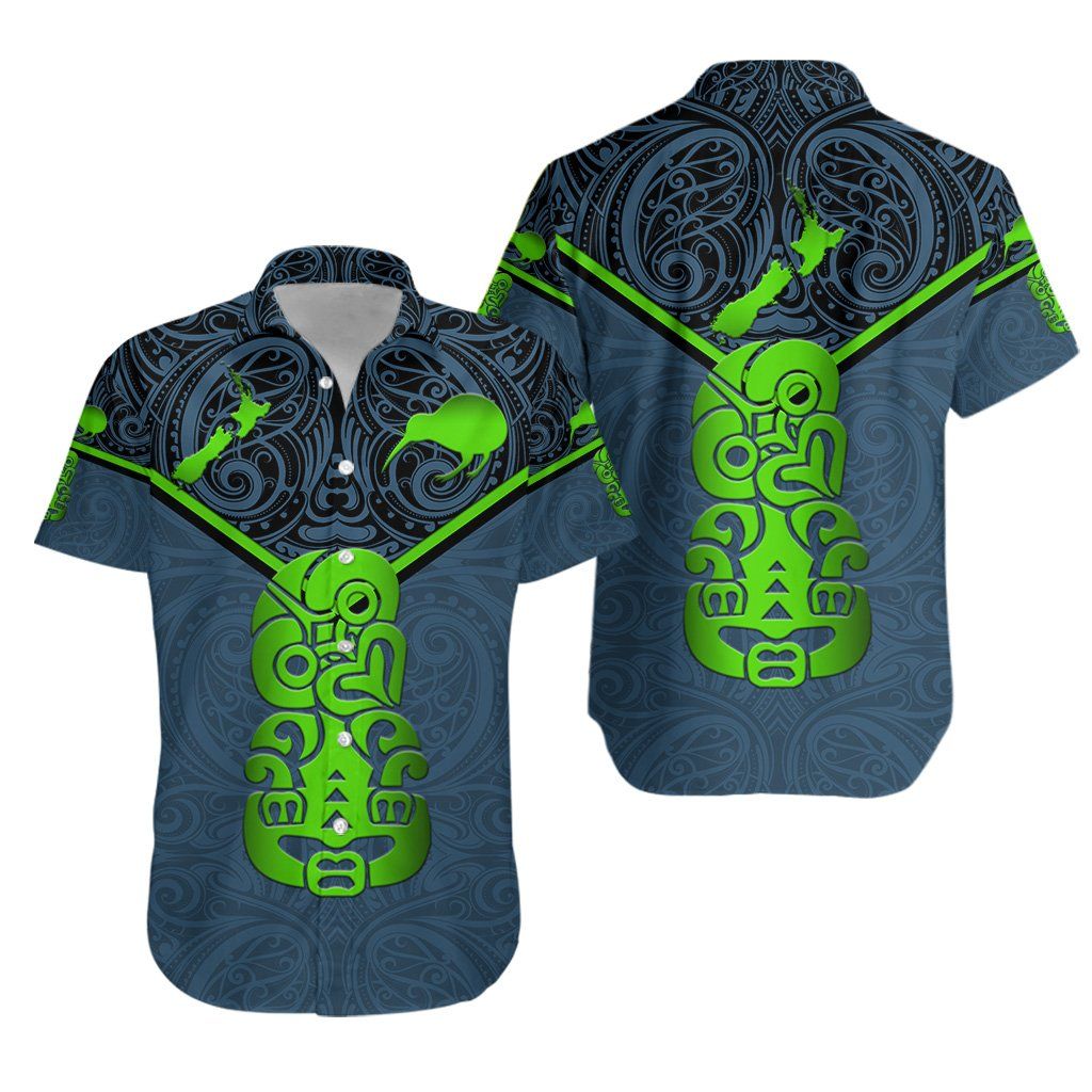 New Zealand Maori Rugby Hawaiian Shirt Pride Version – Navy K8