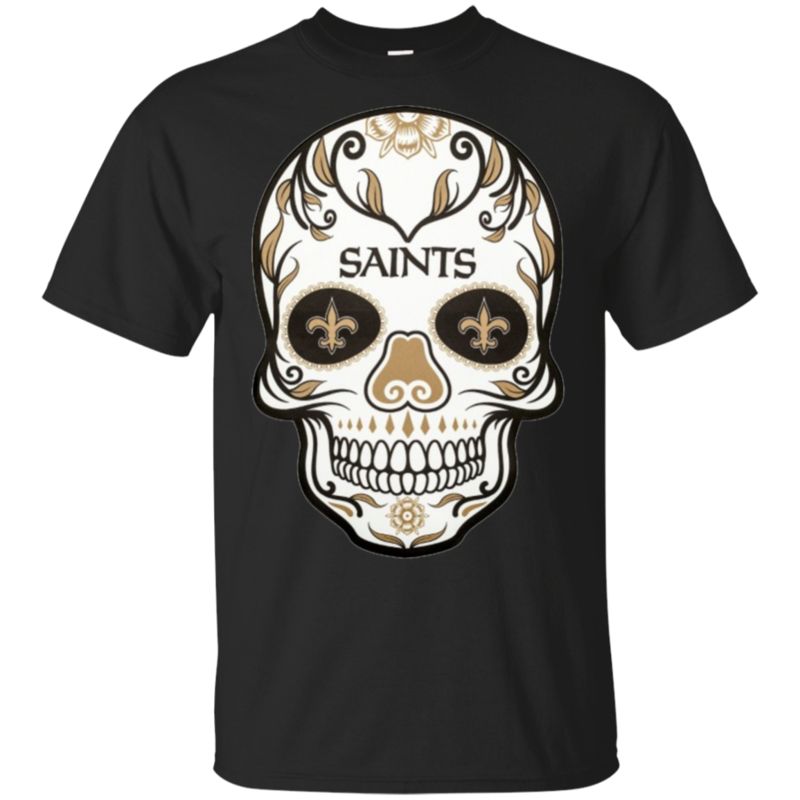 New Orleans Saints Sugar Skull Shirts