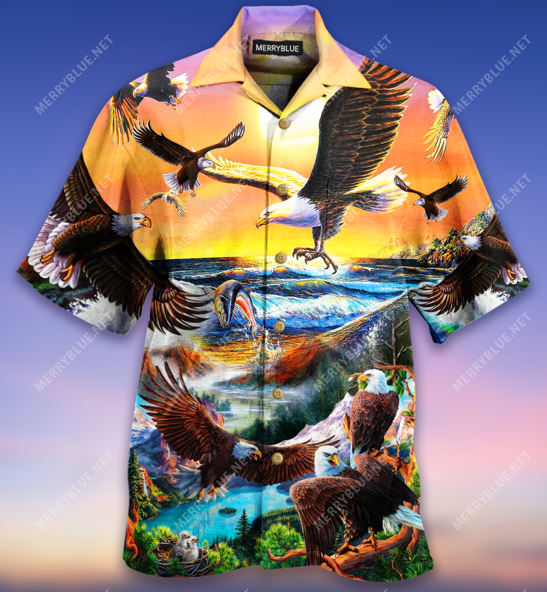 Eagle Symbol Of America Unisex Hawaii Shirt Ha95877