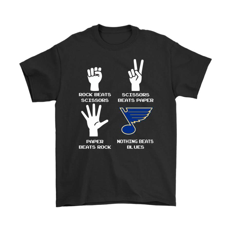 Rock Paper Scissors Nothing Beats The St. Louis Blues Shirts