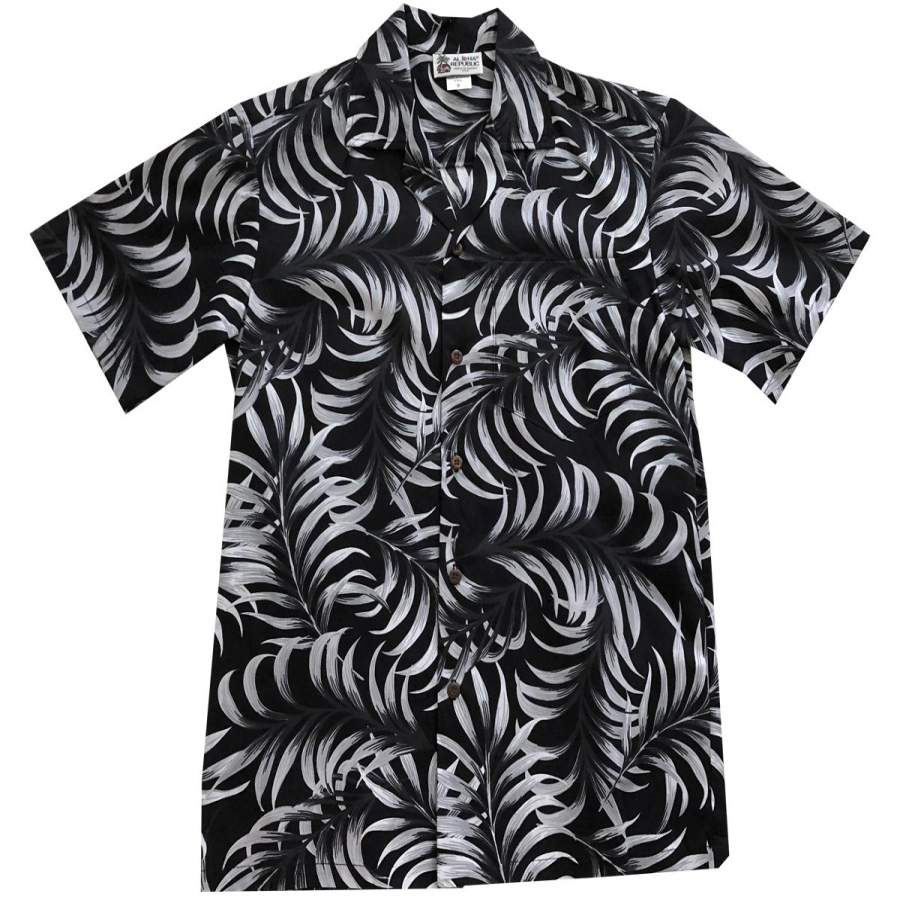 Tropical Tradewinds Black Hawaii Shirt Ha5141