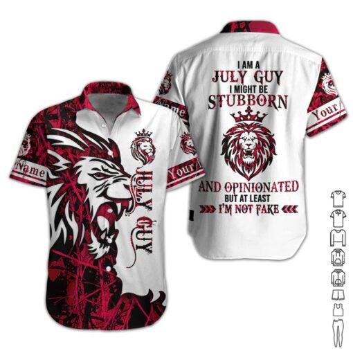 July Guy Custom Name Hawaiian Shirt | For Men & Women | Hn1673