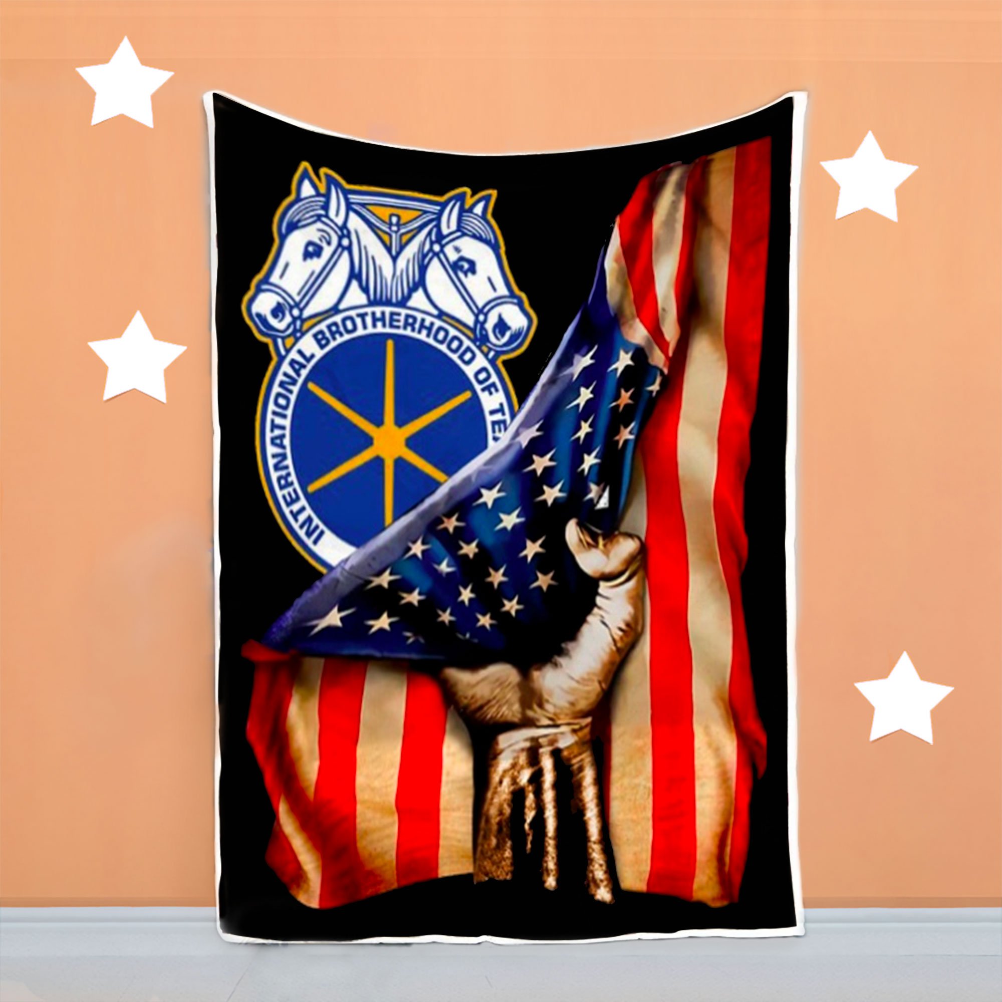 Custom Blanket Personalized Blanket International Brotherhood of Teamsters Blanket 2 – Fleece Blanket