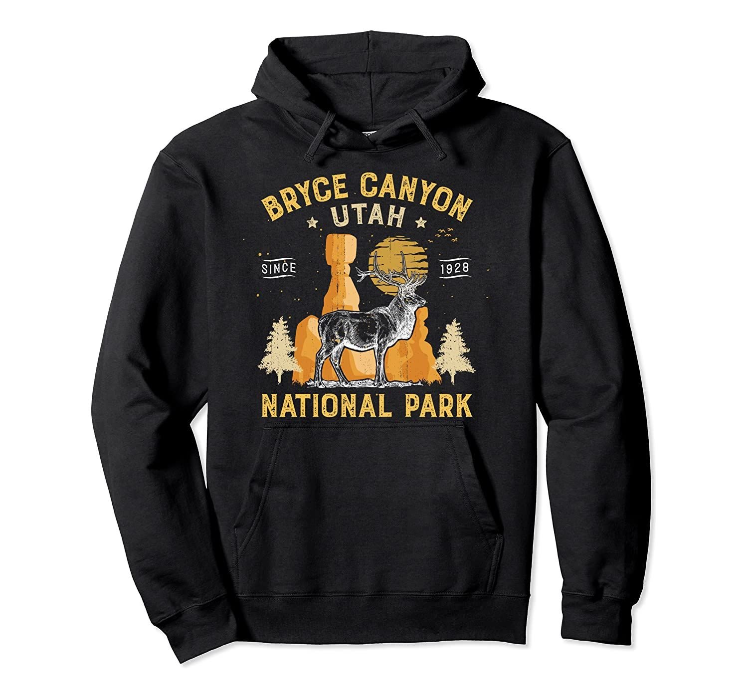 Bryce Canyon Hoodie National Park Vintage Utah Deer Shirt, T-Shirt, Sweatshirt