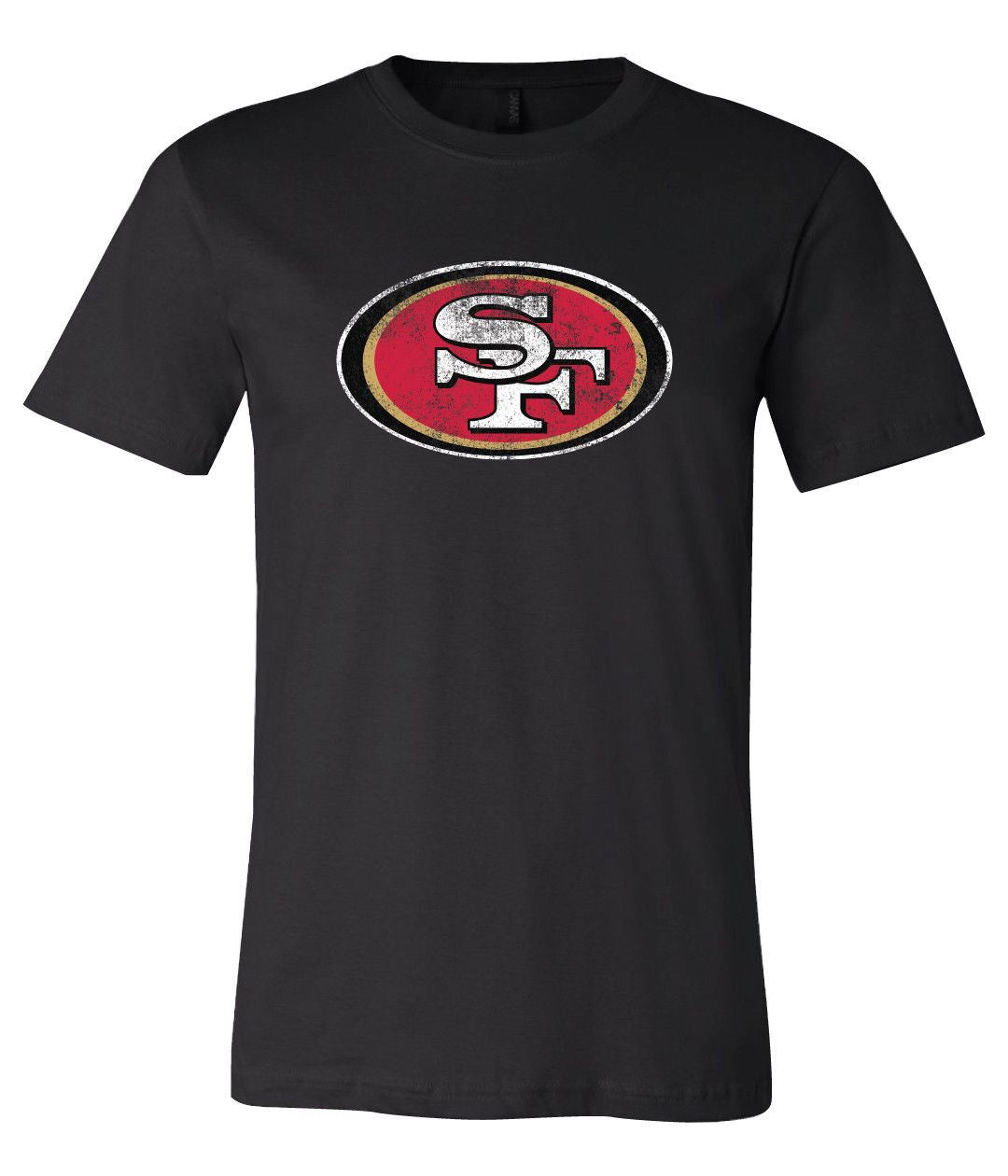 San Francisco 49Ers Distressed Vintage Logo  Shirt