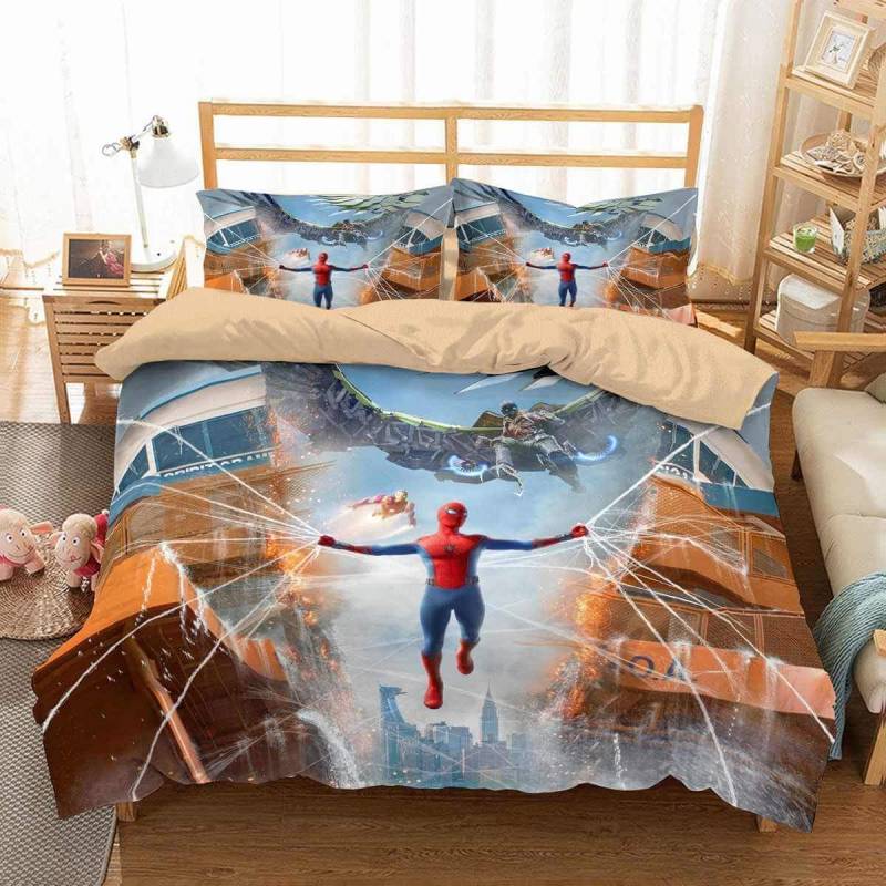 3D Customize Spider Man Homecoming Bedding Set Duvet Cover Set Bedroom Set Bedlinen