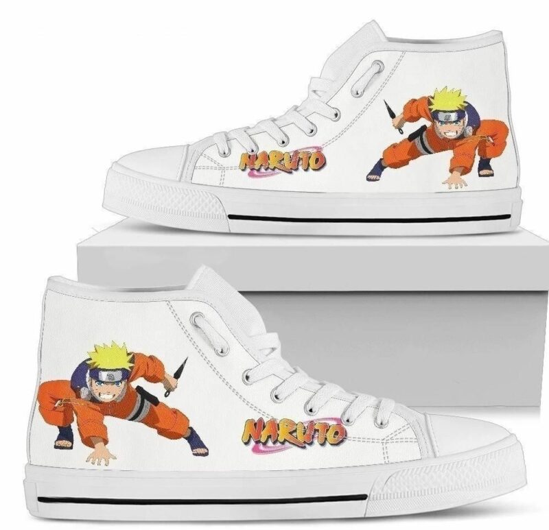Animood Narutopedia - Anime Naruto Sneakers High Top Shoes Fan High Top Shoes