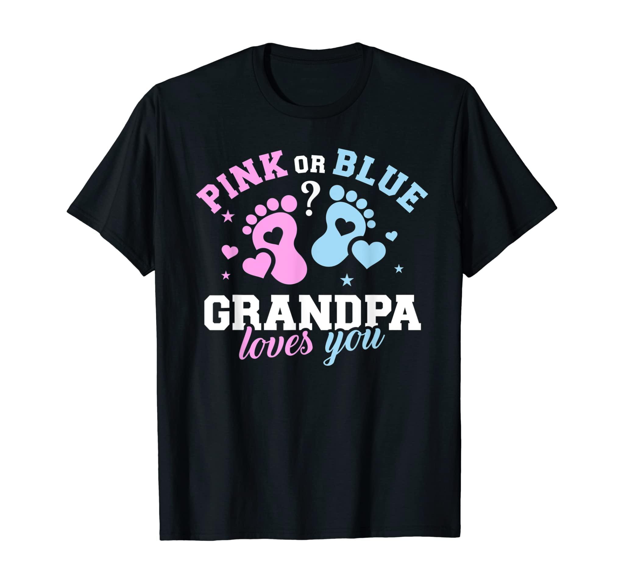 Gender Reveal Grandpa T-Shirt