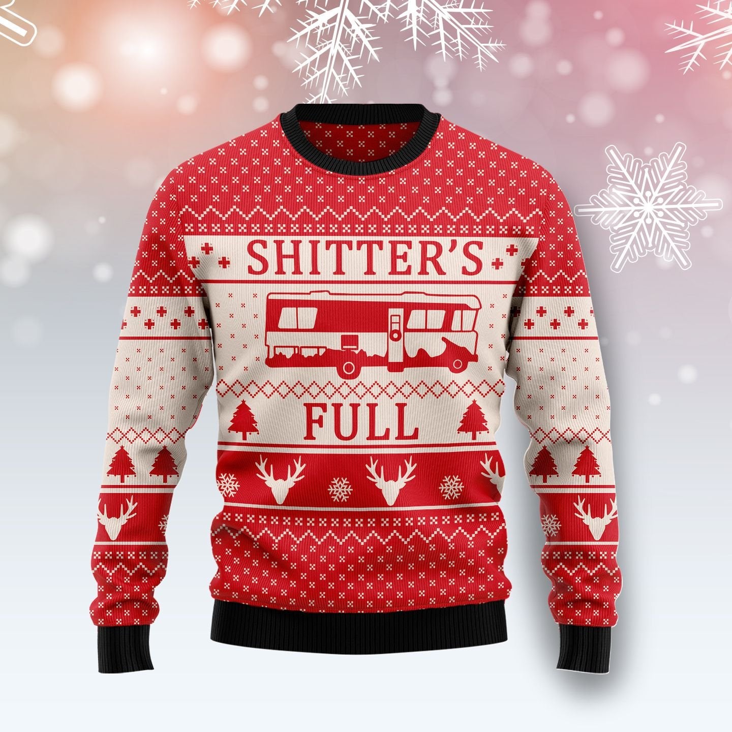 Shitter‘S Full Ugly Christmas Sweater | For Men & Women | Adult | Us4304