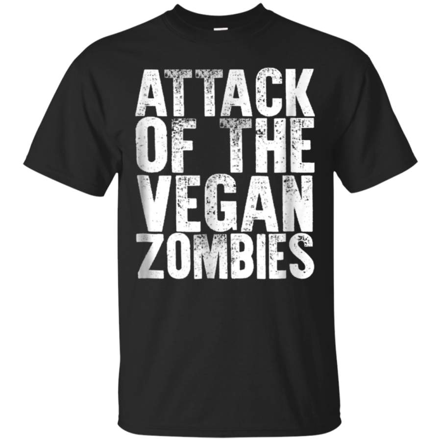 AGR Attack Of The Vegan Zombie T-Shirt  Vegatarian Tee