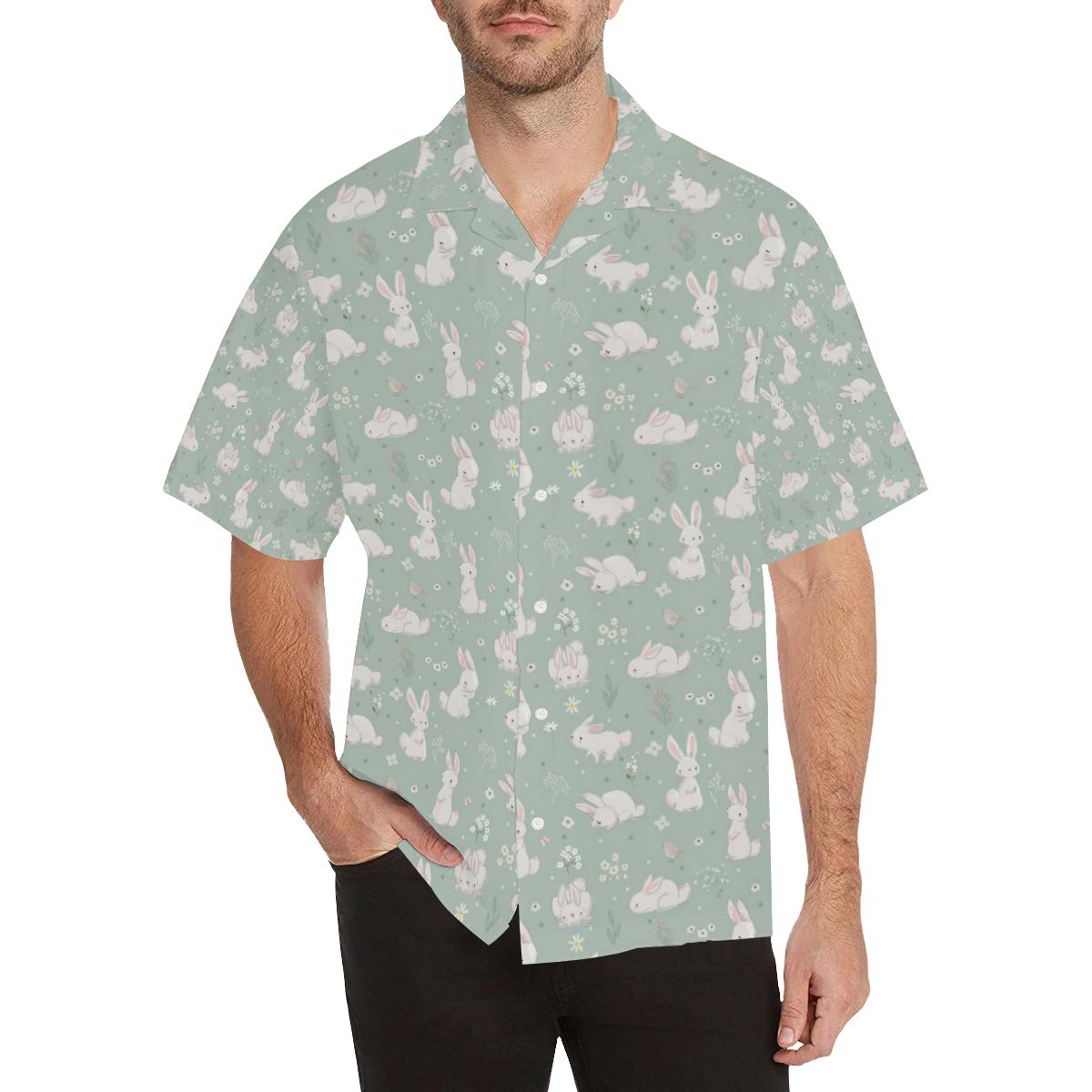 Bunny Pattern Print Design 03 Hawaiian Shirt