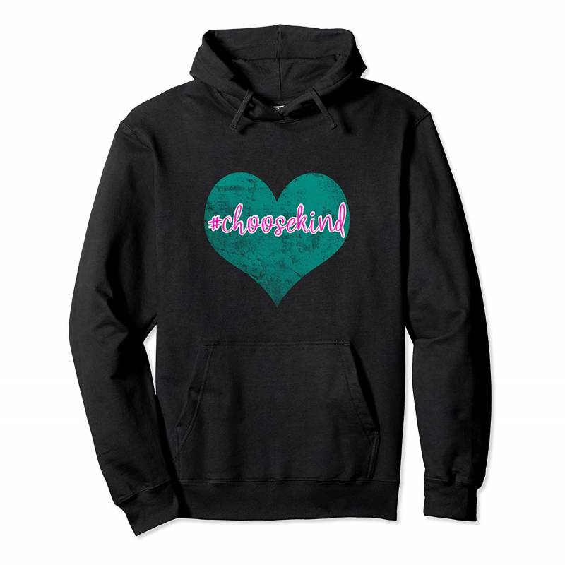 #Choosekind Hashtag Heart Spread Kind Awareness Humor Gift Pullover Hoodie