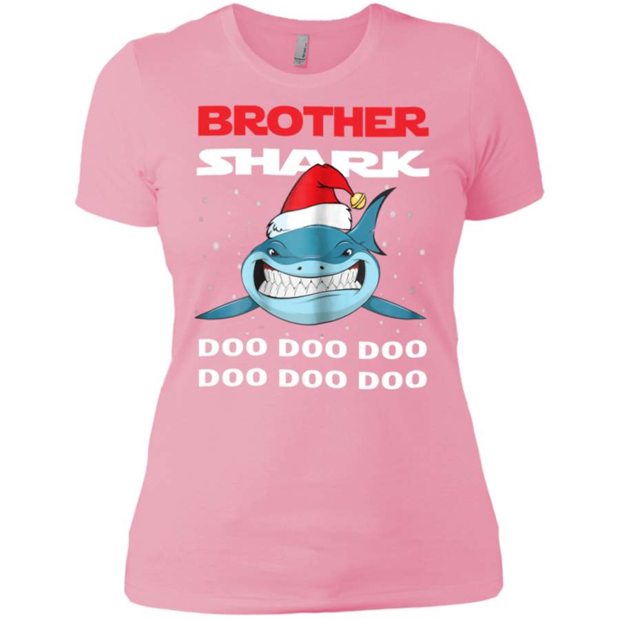 AGR Brother Shark Doo Doo Christmas Ladies T-Shirt