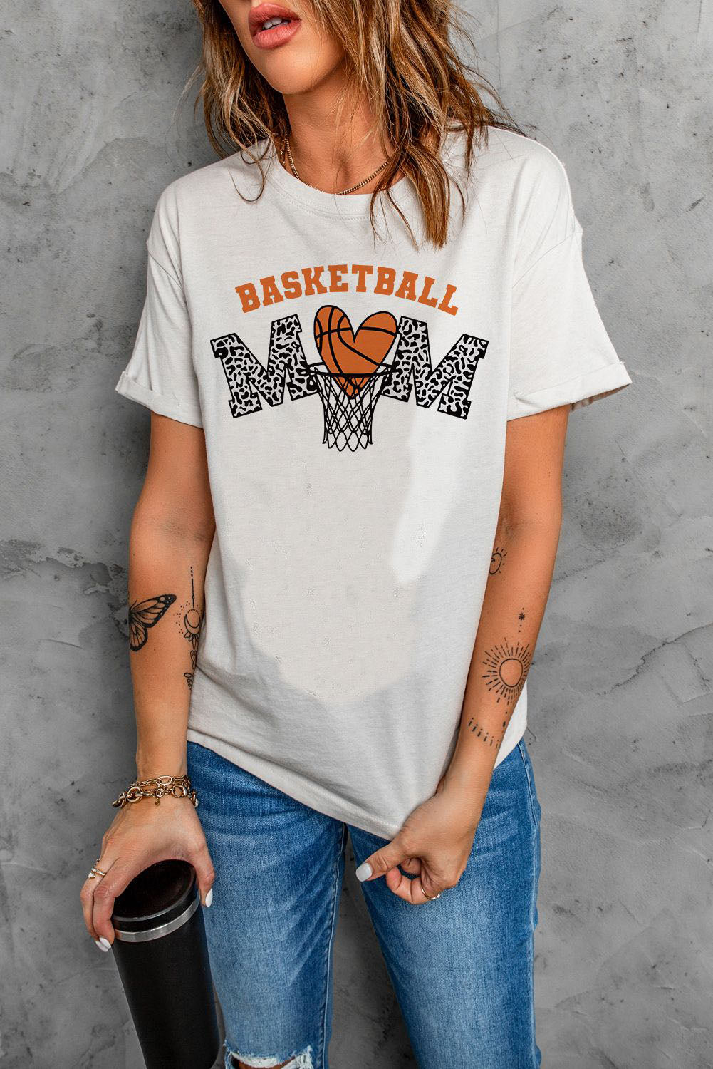 Basketball Leopard Casual T-Shirts