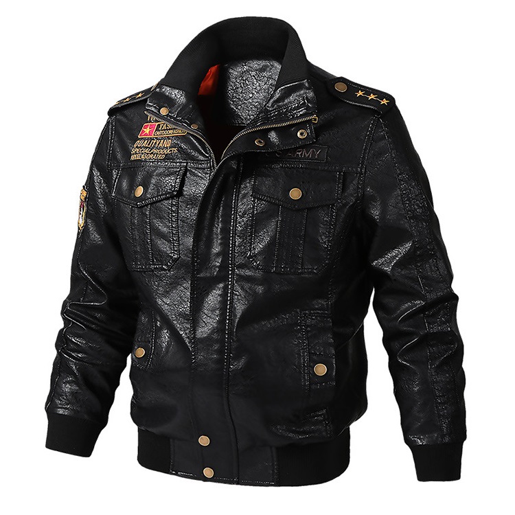 2022 New Men Leather Jacket Vintage Motorcycle Top Cowhide Coat Male Biker Motocycle Jacket Thick Man Leather Jacket Moto Zipper alx