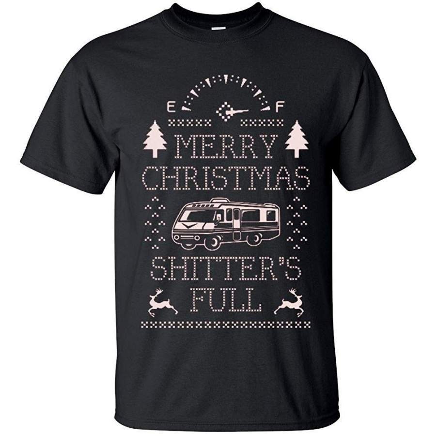 Adult Merry Christmas Shitters Full Ugly Christmas T Shirt