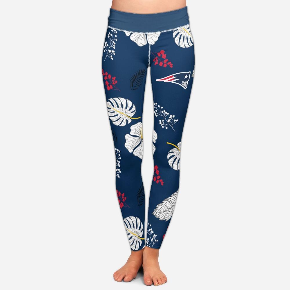 New England Patriots Smart Floral Leggings