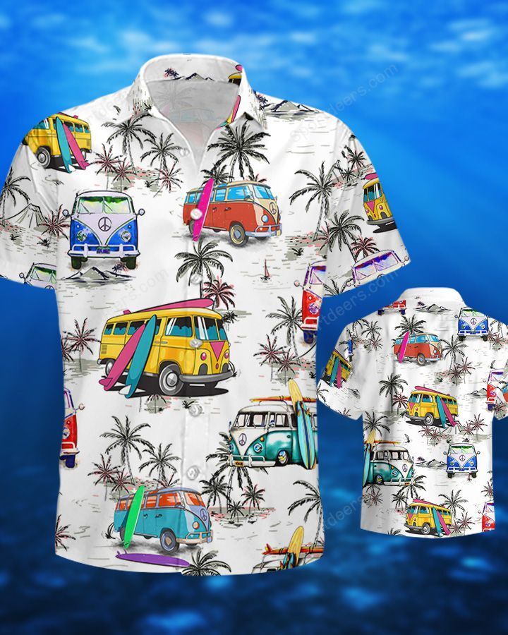 Camping Surfing Ocean Hawaii Summer Hawaii Shirts For Aloha Beach Shirt Ha5118