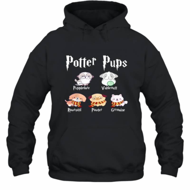 Potter Pups Harry Pawter Cute Puppy Dogs shirt Hoodie