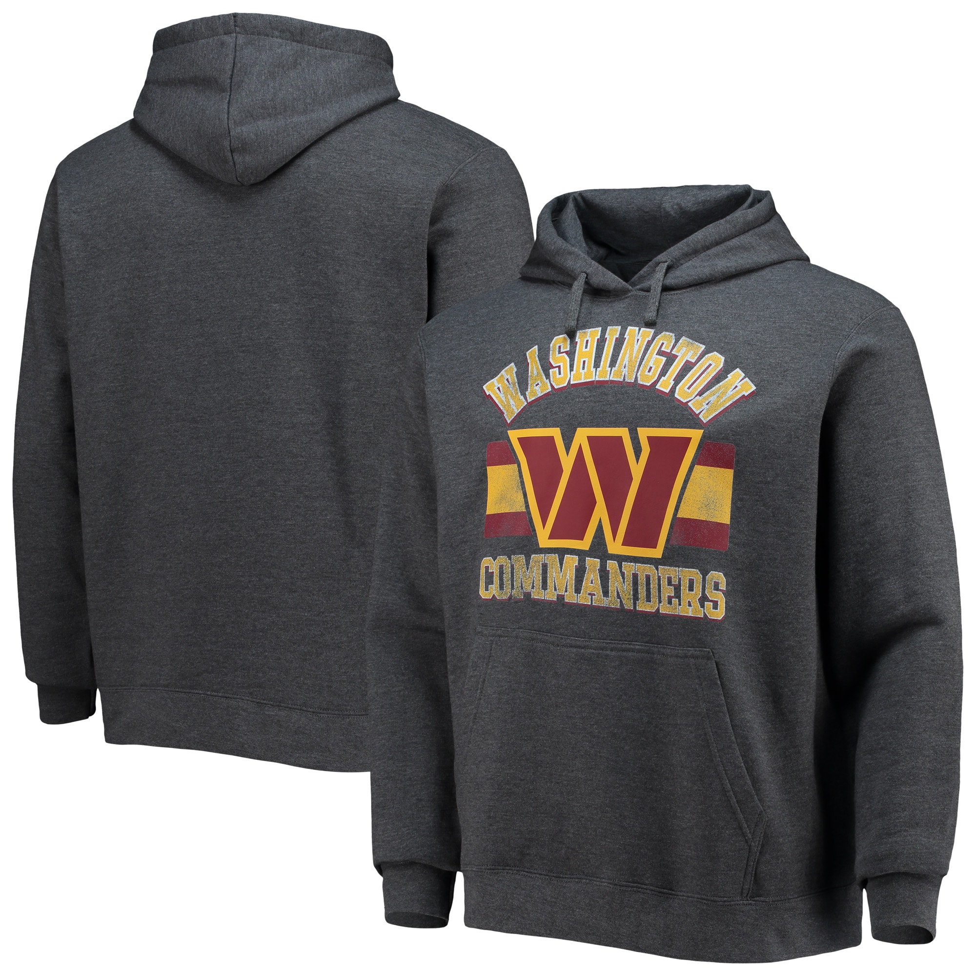 Washington Commanders NFL X Darius Rucker Collection By Fleece Pullover Hoodie – Charcoal