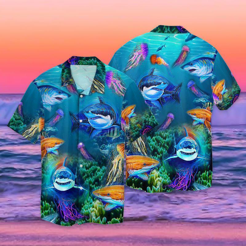 Shark Ocean Hawaii Shirt For Men Women Ha56346