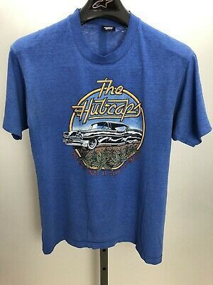 Ebay Vtg 80S The Hubcaps Screen Stars Shirt Rock N Roll Is Alive N Well Larg Shirt