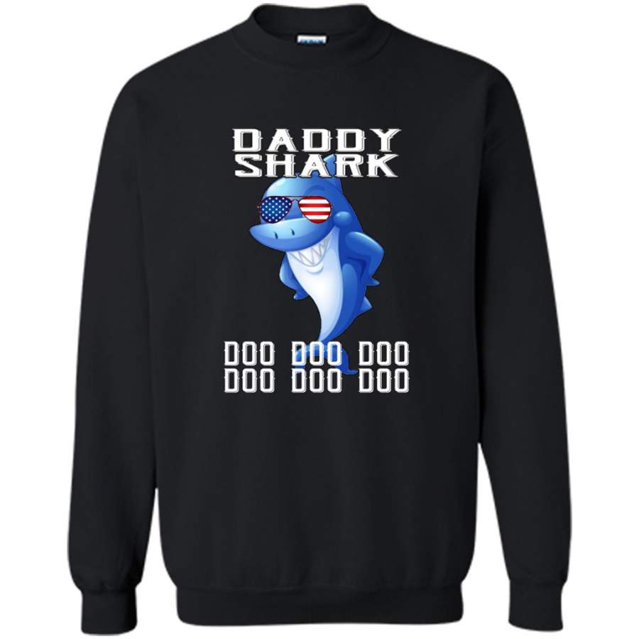 Daddy Shark Doo Doo Doo 5 – Gildan Crewneck Sweatshirt