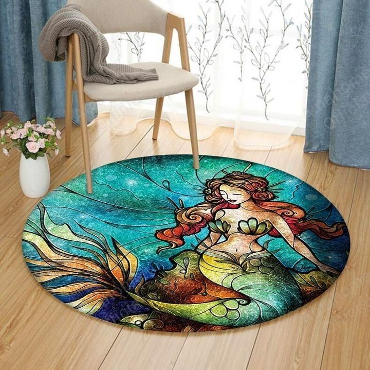 Mermaid Round Rug TH100718