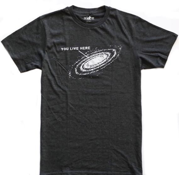 You Live Here Galaxy Unisex Shirt