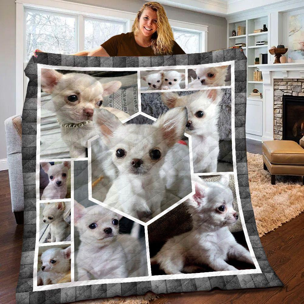 Baby Chihuahua Blanket – Puppy Dog Quilting Gift For Birthday Christmas Thanksgiving