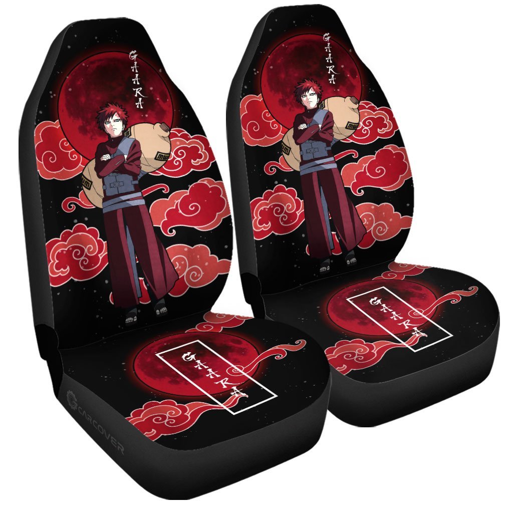 Naruto Gaara Car Seat Covers Custom Anime Car Interior Accessories