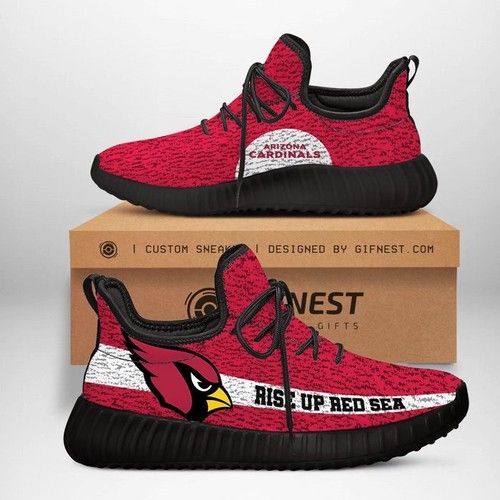 Arizona Cardinals Football Yeezy Custom Sneakers Gift For Fan